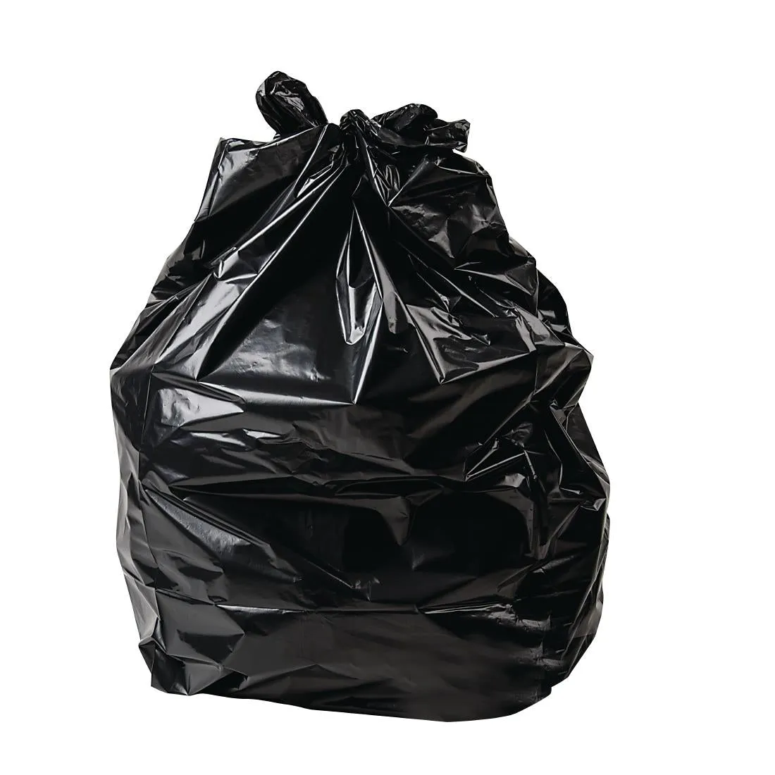 GK688 Jantex Medium Medium-Duty Black Bin Bags 70Ltr (Pack of 200)