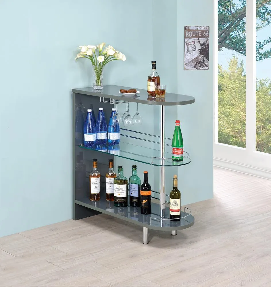 Glossy Grey Bar Unit