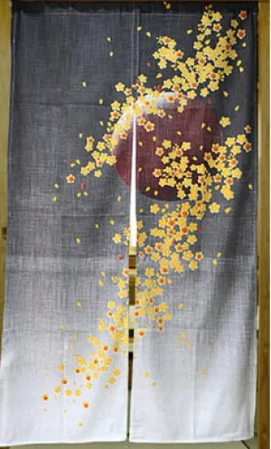 Golden Star Japanese Curtain