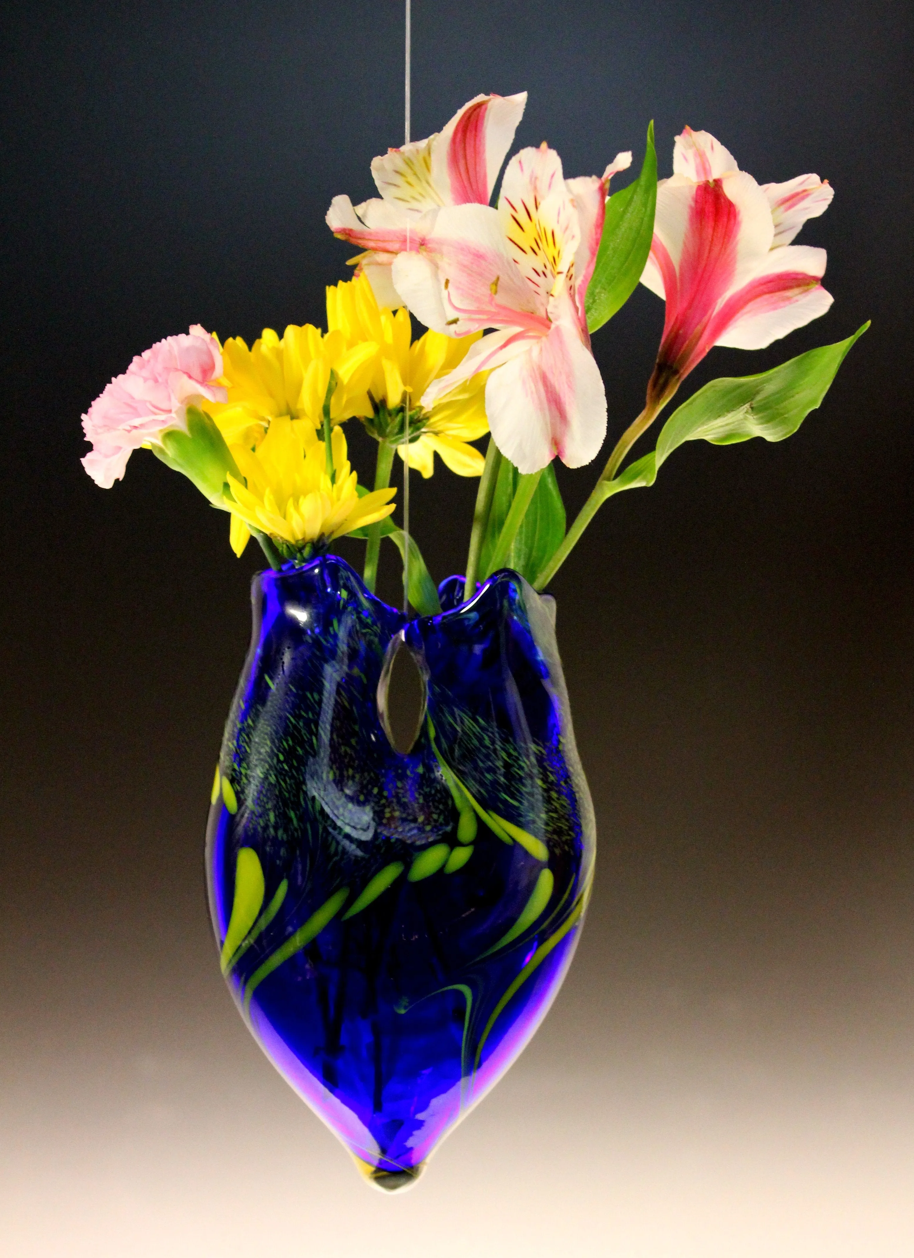 Hanging Vase with Cremains