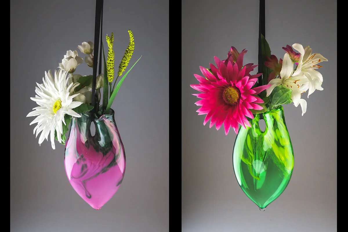 Hanging Vase with Cremains