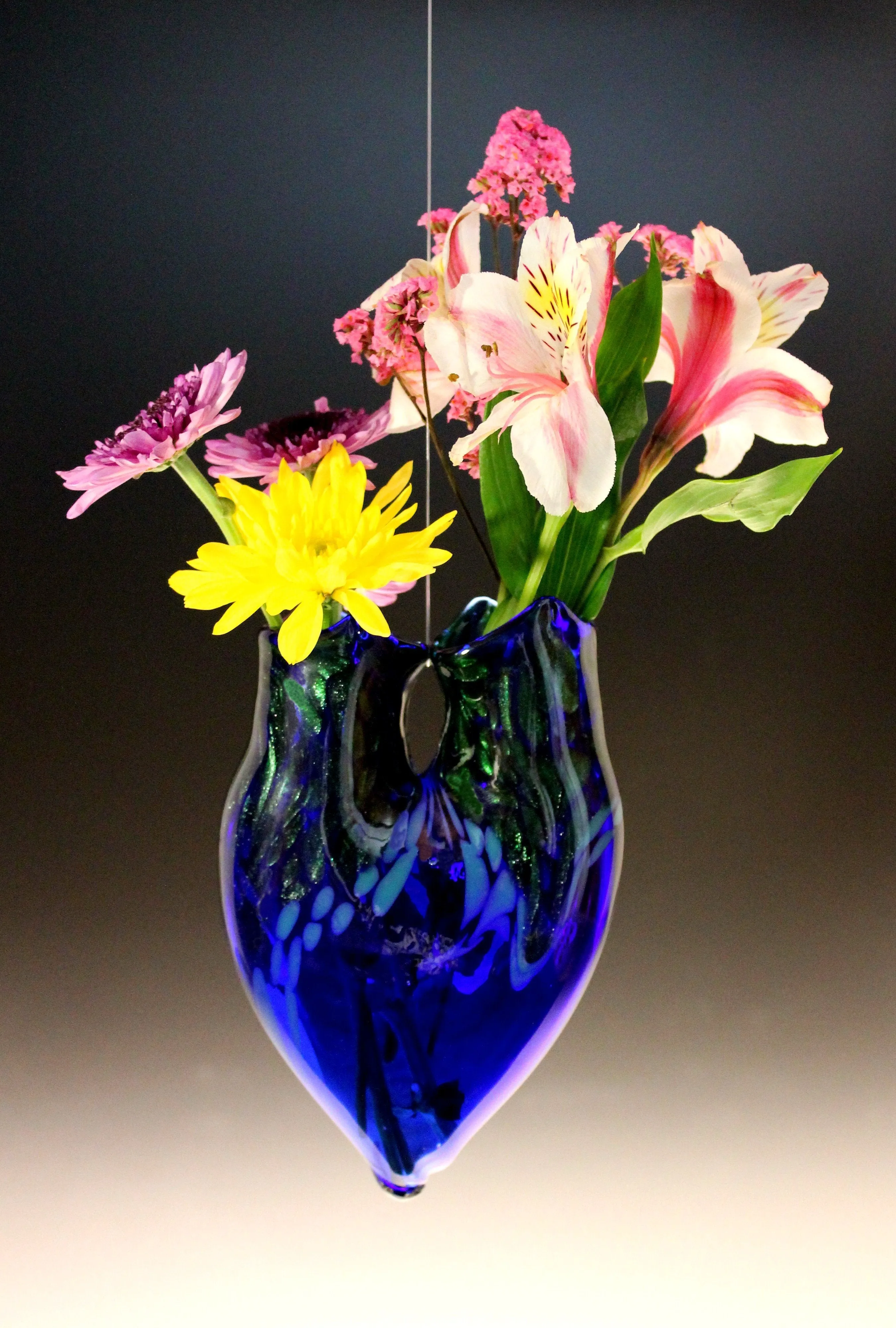 Hanging Vase with Cremains