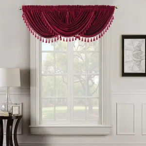 Heavyweight Velvet Waterfall Valance 57”Wx37”L (Single)