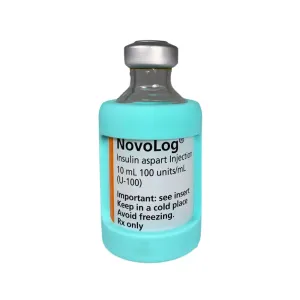 Insulin Vial Protective Silicone Sleeve- Aqua