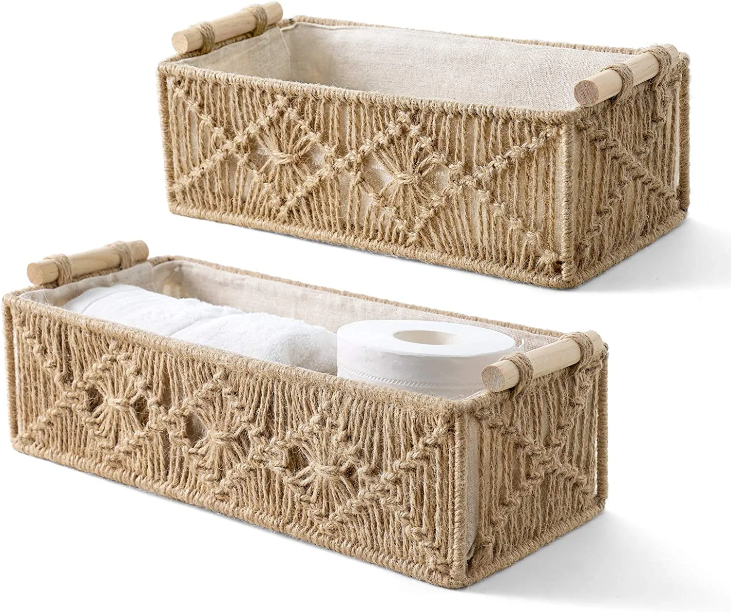 KENNEDY MACRAME BASKET