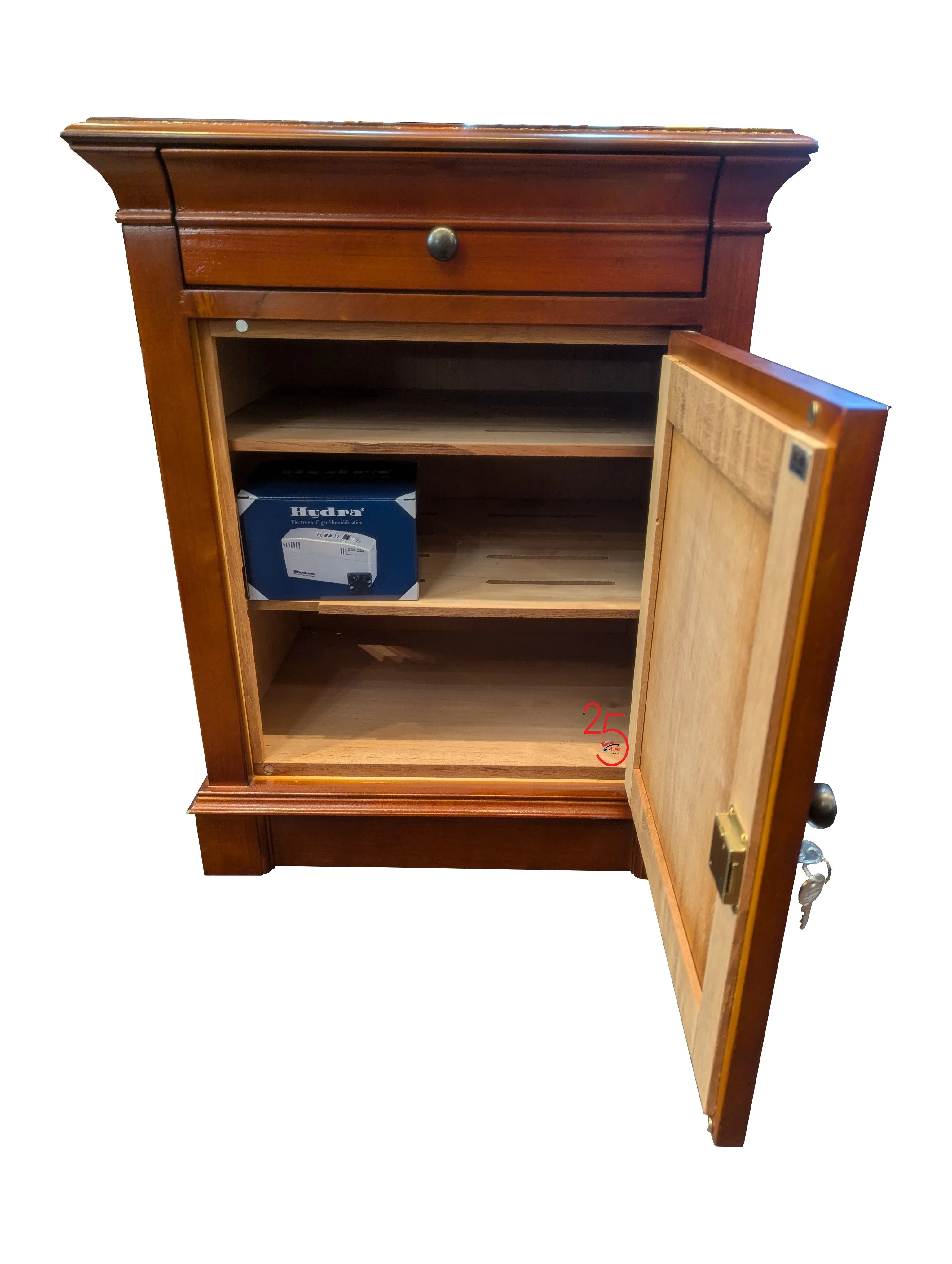 Lauderdale End Table 600 cc Humidor Includes Hydra SM Electronic Humidifier ($199.99 FREE.) NOT AVAILABLE FOR SHIPPING, LOCAL PICK-UP ONLY! (Copy)