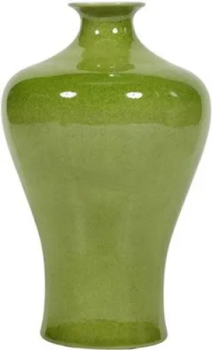 Lime Green Prunus Vase Medium