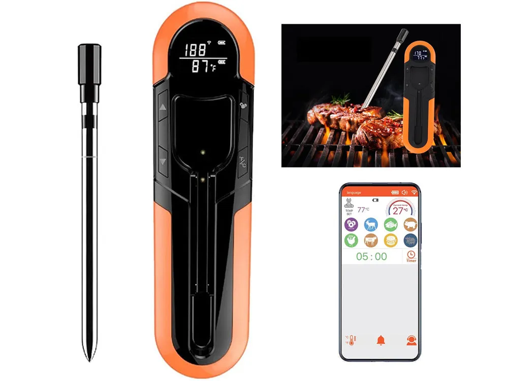 Meat Thermometer Smart Wireless