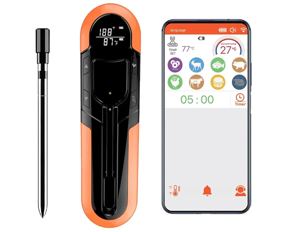 Meat Thermometer Smart Wireless