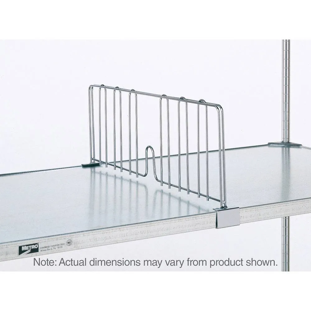 Metro Super Erecta 8 in High Shelf Divider for Solid Shelves