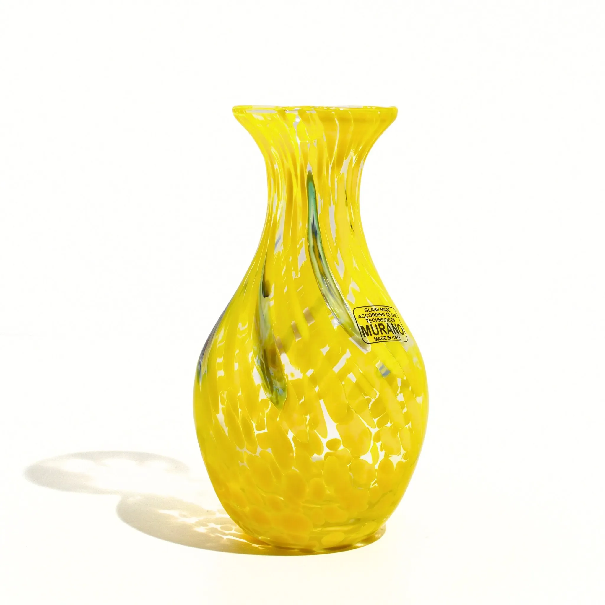 Murano Glass Fiori Small Vase, Made in Italy