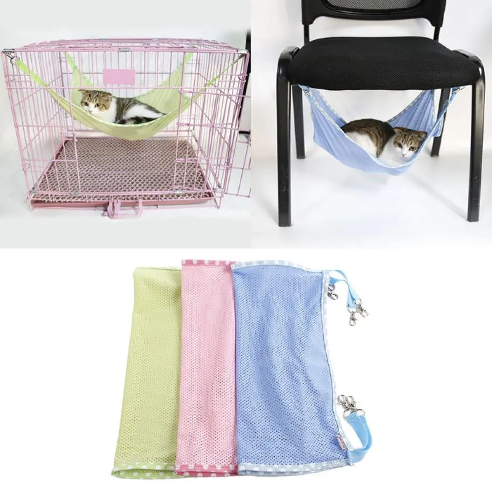 Net Cloth Hanging Hammock for Small Pet Cat - Voberry