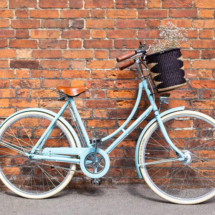 Oblong Bike Basket - Midnight