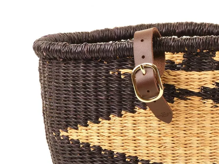 Oblong Bike Basket - Midnight