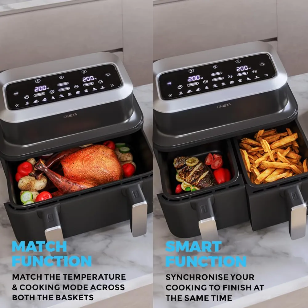 Ometa 9L Dual Air Fryer (New)