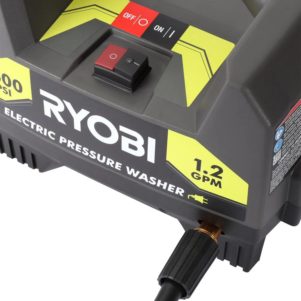 Open Box -  Ryobi RY141612 1,600-PSI 1.2-GPM Electric Pressure Washer