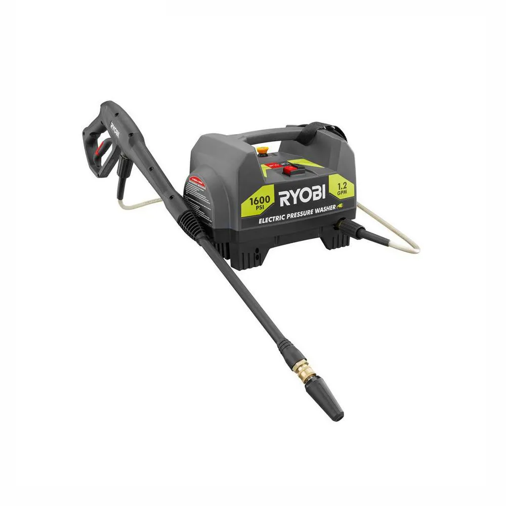 Open Box -  Ryobi RY141612 1,600-PSI 1.2-GPM Electric Pressure Washer