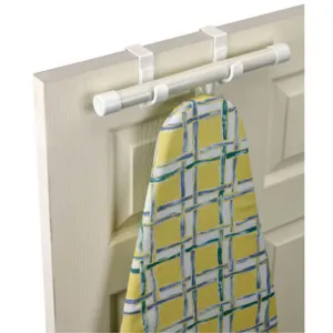 Over the Door T-Leg Ironing Board Holder