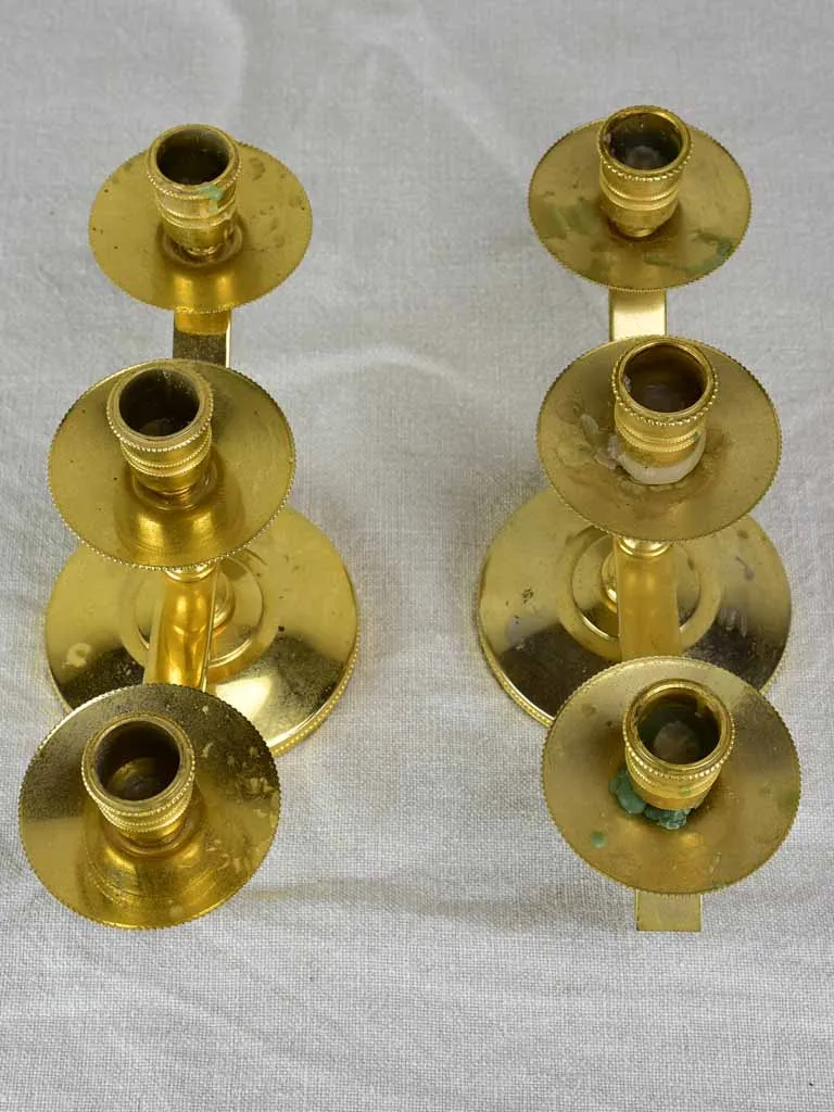 Pair of three-candle candlesticks