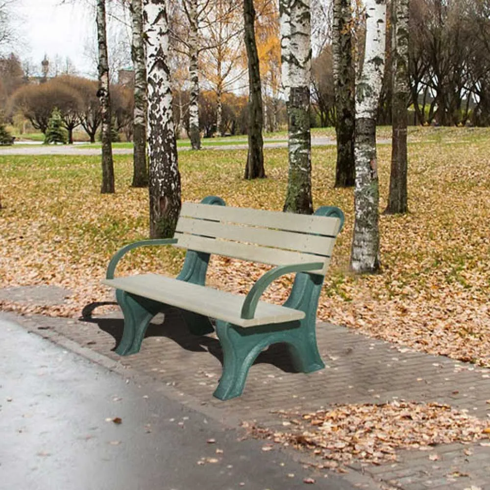 Park Classic Bench, Recycled Plastic