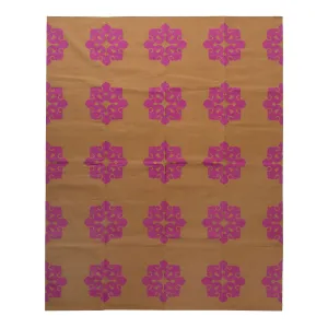 Pink Flatweave Cotton Rug - 7'10" x 9'10"