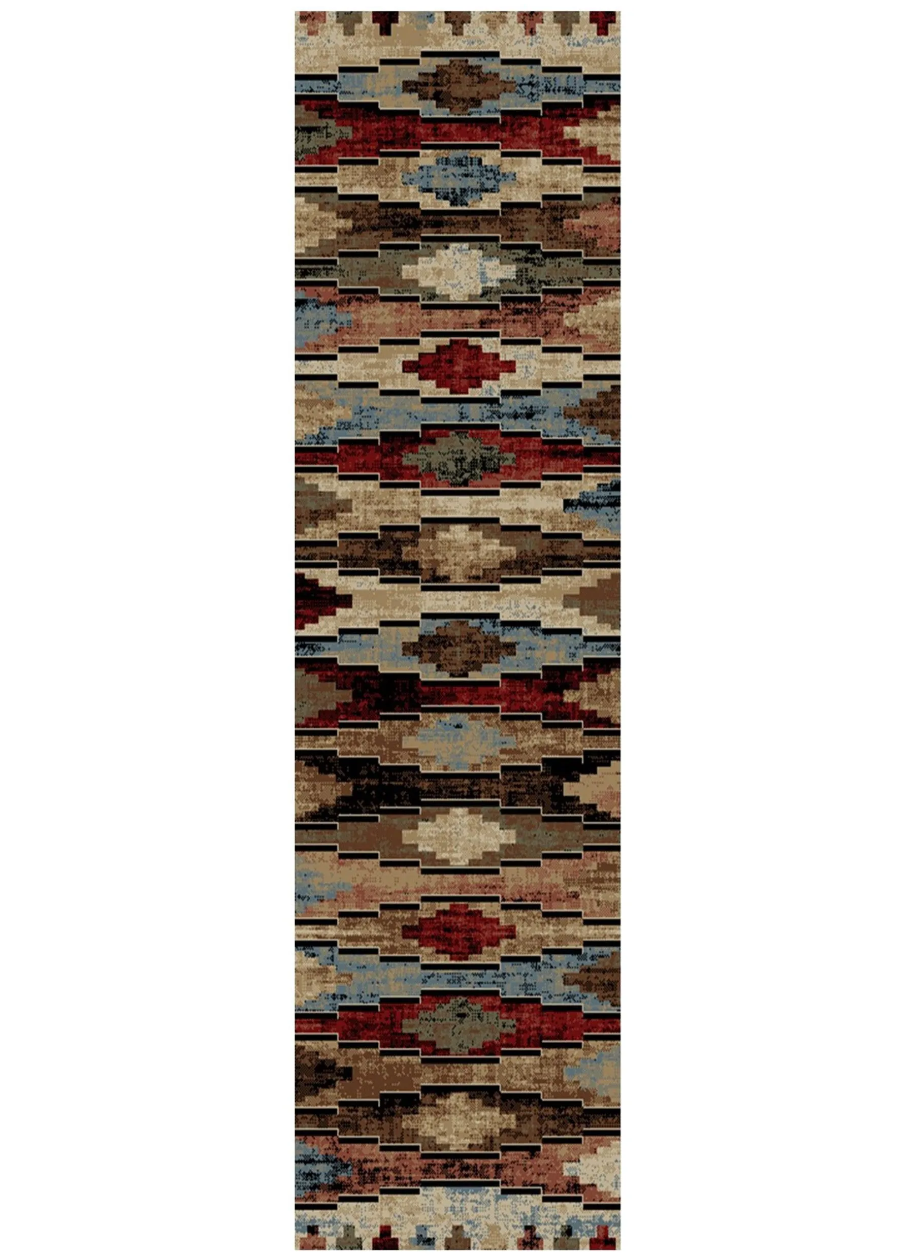 "Cross Plains" Southwestern Area Rug Collection - Available in 4 Sizes!