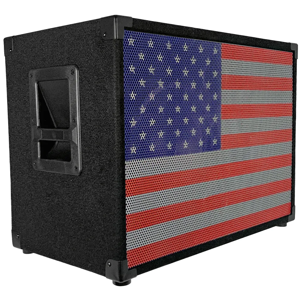 SA-210_4OHM-USA - 2x10 Bass Guitar 4 Ohm Speaker Cabinet with Interchangeable USA Grille