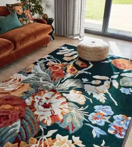 Sandersons Rug Stapleton Park Burnt Orange