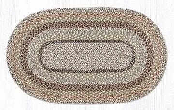 Sandstone & Sage Braided Rug - Oval