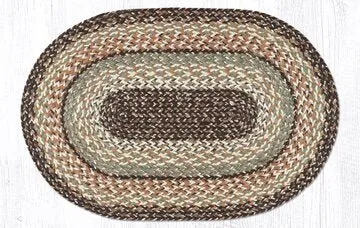 Sandstone & Sage Braided Rug - Oval