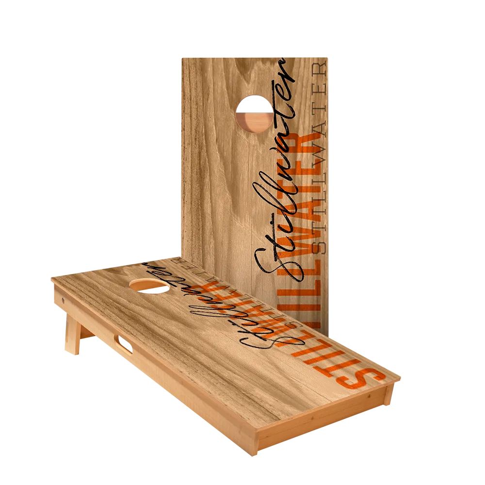 Stillwater Campus Gameday Star Cornhole Boards