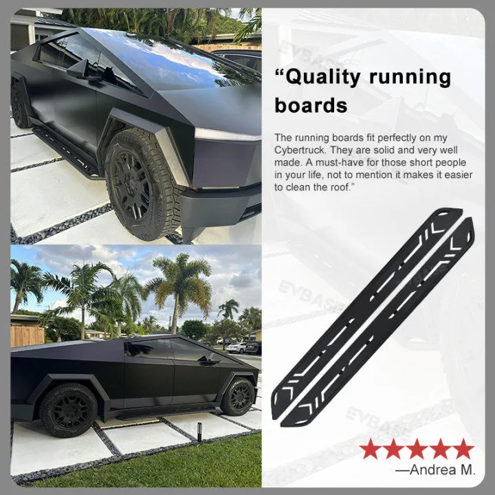 Tesla Cybertruck Running Boards Side Steps Cybertruck Exterior Accessories EVBASE