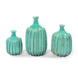 Turquoise Ceramic Vases