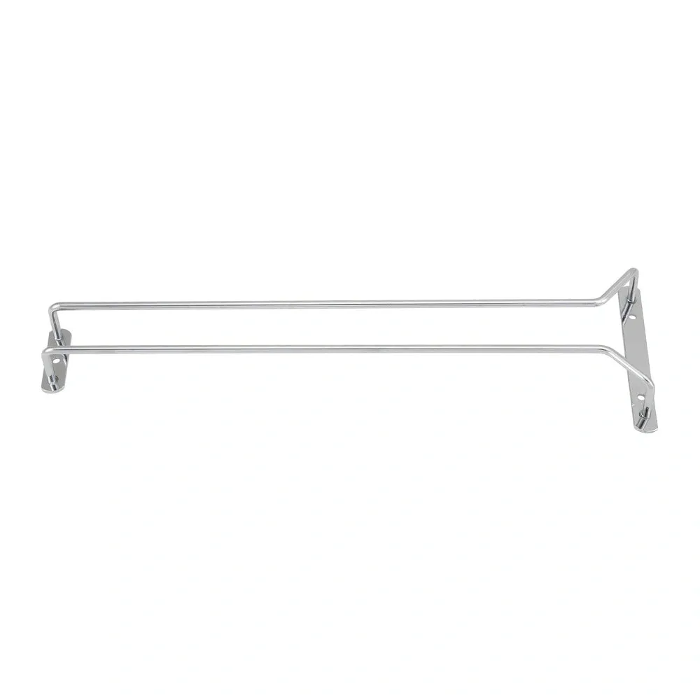 Winco GHC-16 Wire Glass Hanger, Single Channel, 16", Chrome Plated