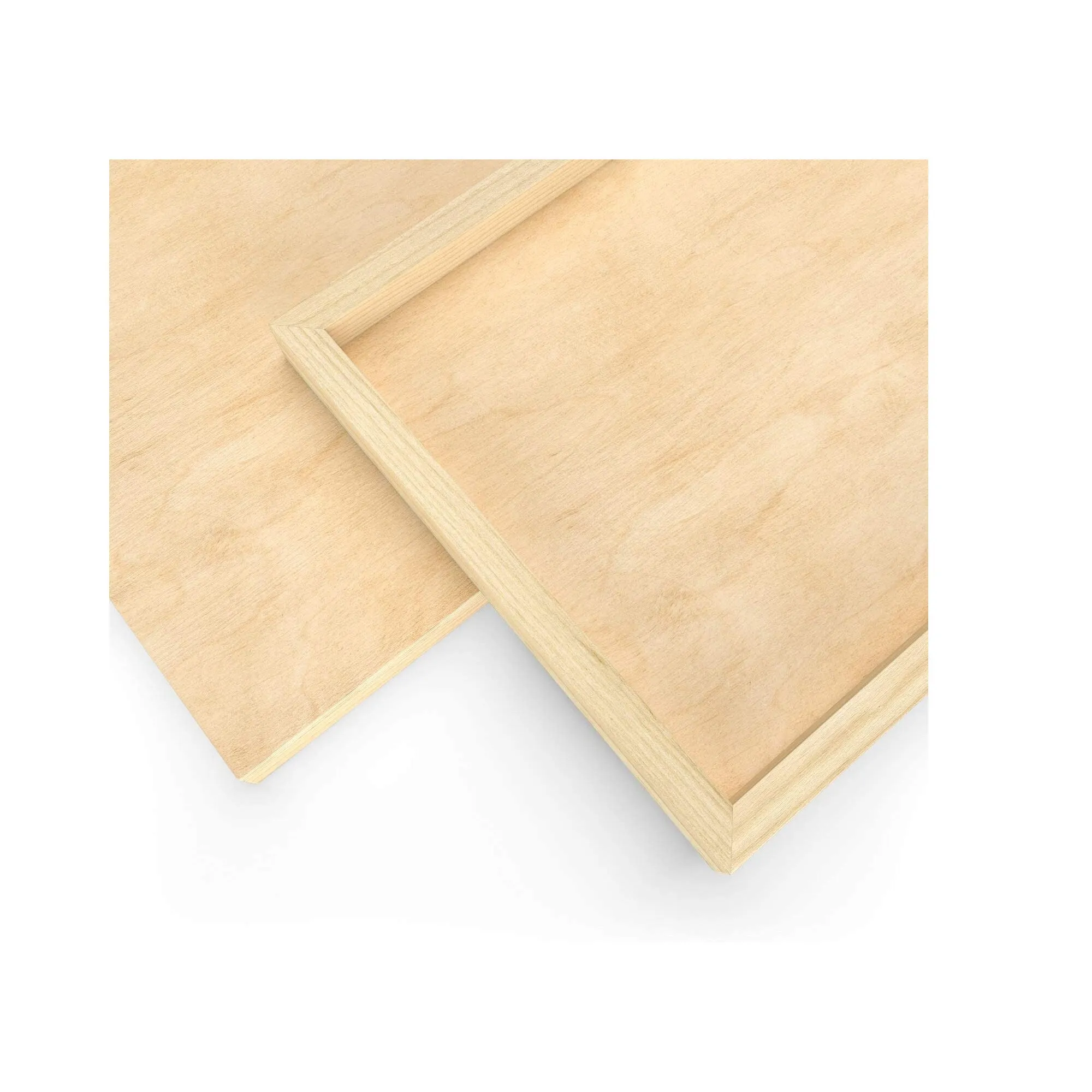 Wooden Canvas Board | 8x8 Inch | Pack of 5 | Birch Wood | Cradled Artist Wood Panels